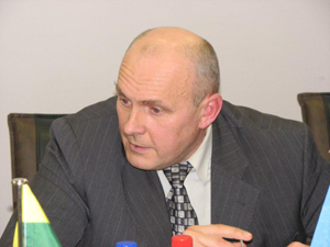 Vice President of the Latvian Railway Ēriks Šmuksts. BIA, Riga, 24.11.2010.